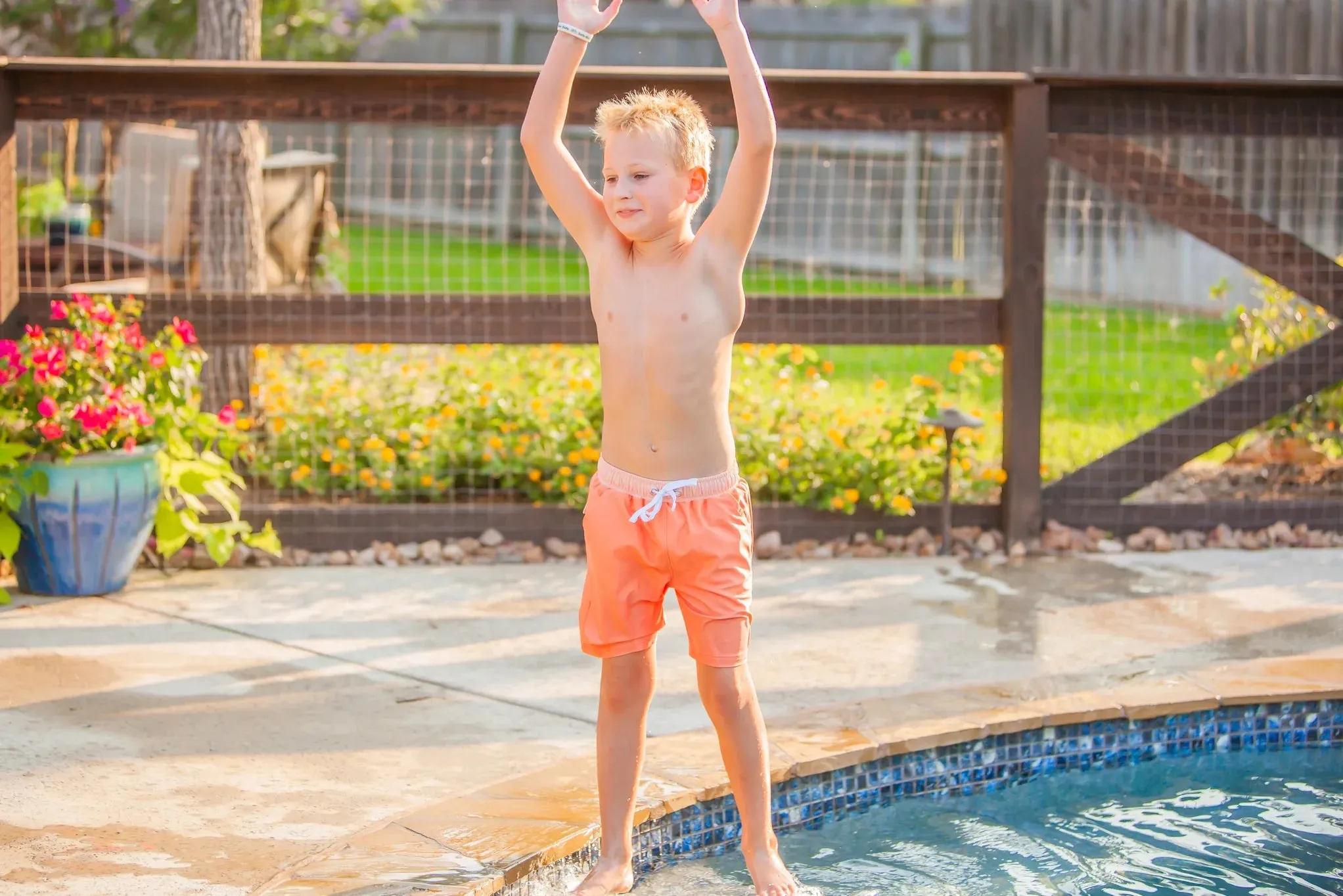 Boy Shorts in Orange Sherbet